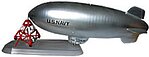 US Navy Blimp Plastic Model Airplane Kit 1/330 Scale #06502