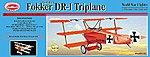 FOKKER TRIPLANE Laser Cut 20