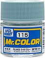 (bulk of 6) Solvent-Based Acrylic Semi-Gloss Light Blue RLM65 10ml Bottle (6/Bx)