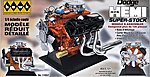 Dodge 426 Super Stock Hemi Engine (Painted Parts) Diecast Model Engine Kit 1/4 Scale #11057