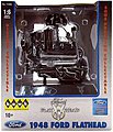 1948 Ford Flat Head V-8 Engine Pre Built Metal Body Plastic Model Engine 1/6 Scale #11082