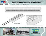 German Railway Track Set Plastic Model Military Vehicle Kit 1/72 Scale #82902