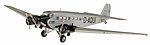 Junkers JU-52 - ''Lufthansa'' Diecast Model Airplane 1/400 Scale #19040