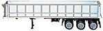 Herpa Trailer Only - 36' Tri-Axle Dump Trailer HO Scale Model Railroad Vehicle #5340