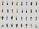 Airport Figures Diecast Model Airplane Accessory 1/500 Scale #550710