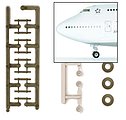 Boeing 747 Landing Gear Diecast Model Airplane Accessory 1/200 Scale #551175