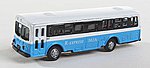 Bus Type 1 blue with Light N Scale Model Railroad Vehicle #63654