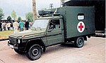 Mercedes Benz 250 Ambulance HO Scale Model Railroad Vehicle #741675