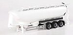 Herpa 3-Axle, 55 Cubic Meter Capacity Dry Bulk Tank Trailer HO Scale Model Railroad Vehicle #75909
