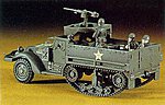 M3A1 Half Track w/5 Figures Plastic Model Halftrack Kit 1/72 Scale #31106
