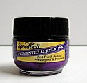Speedball Waterproof Deep Purple Ink Sm. Jar