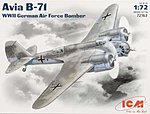WWII Avia B71 German AF Bomber Plastic Model Airplane Kit 1/72 Scale #72163