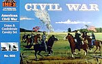Union and Confederate Cavalry Figure Set Plastic Model Military Diorama 1/72 Scale #602