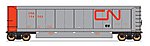 Aeroflo Coal Gondola Canadian National HO Scale Model Train Freight Car #4403004