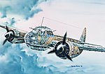 Junkers JU-88 A4 Plastic Model Airplane Kit 1/72 Scale #1018s