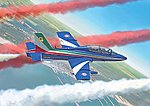 MB 339 P.A.N. (2016 Livery) Plastic Model Airplane Kit 1/72 Scale #1380s