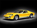 Lamborghini Miura Plastic Model Car Kit 1/24 Scale #3686s