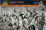 Teutonic Knights XII-XIII Century Plastic Model Military Figure Kit 1/72 Scale #556019