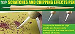 Scratches & Chipping Effects Pen w/Wooden Handle