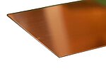 .008 Thickness 6 x 12 Sheet of Bronze (1) Hobby and Craft Metal Sheet #16053