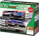 MP36PH Commuter Train Starter Set - Metra N Scale Model Train Set #1060031