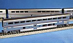 Amtrak Superliner 4-Car Set A Phase IVb N Scale Model Train Passenger Car #1063515