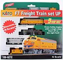 Diesel Freight Train-Only Set - Standard DC - Union Pacific N Scale Model Train Set #1066272