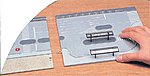 Dio-Town Series Road Plates Station Area - N-Scale