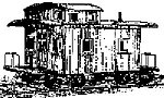 Keystone Caboose Grasse River Logging Caboose - O-Scale
