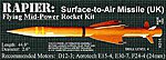Rapier S.A.M. Pro Level Model Rocket Kit #14