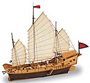 1/60 Red Dragon Chinese Junk Wood Ship Kit
