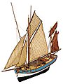 1/50 Marie Jeanne Wooden Model Tuna Boat Kit