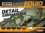 Detail Enhancer Tanks & Vehicles Liquid Pigments Set (6 22ml Bottles)