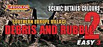 S. Europe Village Debris & Rubble Scenic Details Color #2 Acrylic Set (3 22ml Bottles)