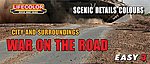 City & Surroundings War on the Road Scenic Detail Colors Acrylic Set (3 22ml Bottles)