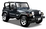 Jeep Wrangler Rubicon (Metallic Blue) Diecast Model Car Truck 1/27 Scale #31245blu