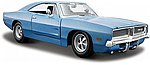 1969 Dodge Charger (Met. Blue) Diecast Model Car 1/25 Scale #31256blu