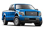 2010 Ford F150 Pickup Truck (Metallic Blue) Diecast Model Truck 1/24 Scale #31270blu