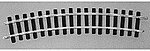 (bulk of 12) Bulk of 12 G Trak Curved Code 332 Aluminum Rail 4' Radius Model Train Track G Scale #20104