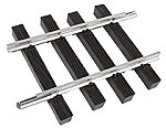 (bulk of 12) Bulk of 12 G-Trak Straight Track Code 250 Aluminum Rail Model Train Track G Scale #22054