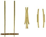 Turnout Parts Kit For #6 Code 83 Turnouts Model Train Track HO Scale #80316