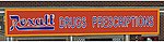 REXALL DRUGS PRESCRIPTION O/HO Scale Model Railroad Billboard #882201