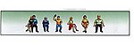 Sitting Figures (6) HO Scale Model Railroad Figure #5703