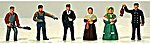 Steam Era People (6) HO Scale Model Railroad Figure #5716
