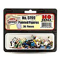 36 Painted Figures (people) HO Scale Model Railroad Figure #5799