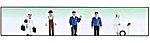 Station Service Crew Figures O Scale Model Railroad Figure #6050
