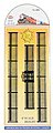 Black Iron Fence O Scale Model Railroad Trackside Accessory #6086