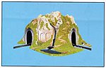 CURVED TUNNEL O Scale Model Railroad Tunnel #6091
