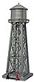 Water Tower Lighted Built-Up HO Scale Model Railroad Operating Accessory #630