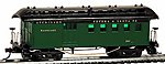 1890 Wooden-Type Combine Santa Fe (Re-Issue) HO Scale Model Train Passenger Car #716110